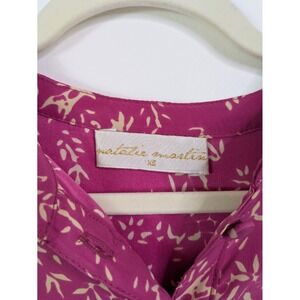 Natalie Martin Dress XS Silk Maxi Half Sleeve Gown Longer Length Modest